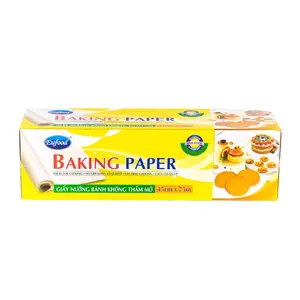 Giấy Nướng Bánh Không Thấm Mỡ, Baking Paper (45cm x 75m) - EUFOOD